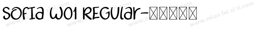 Sofia W01 Regular字体转换